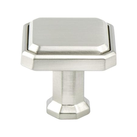 Berenson Berenson 9462-1BPN-P 1.187 in. dia. Harmony Knob with Brushed Nickel 9462-1BPN-P